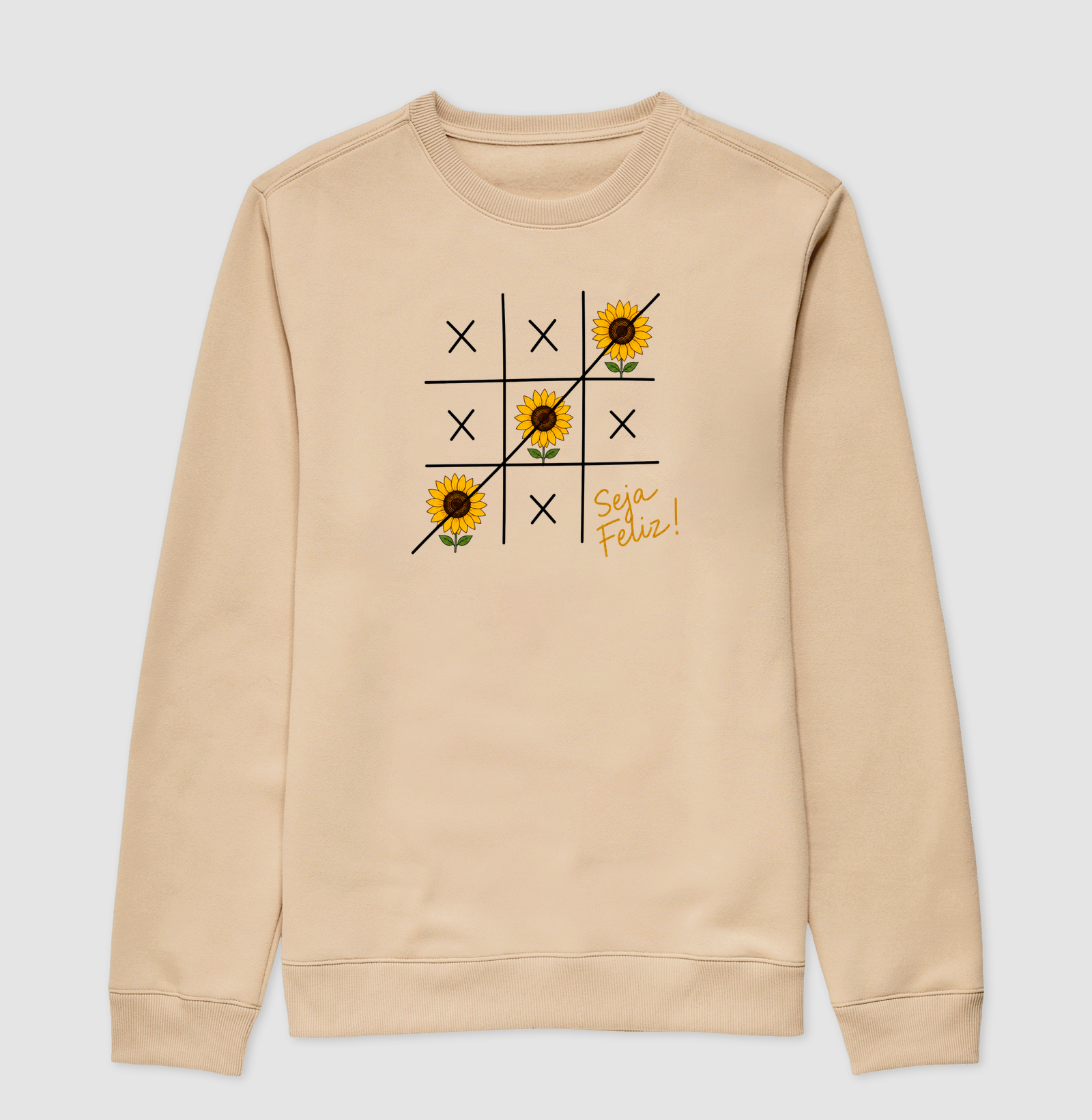 Camiseta Seja Feliz Girassol - Imagem 3