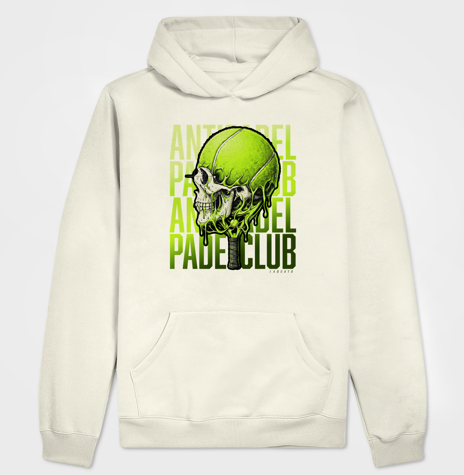Camiseta Anti-Padel Caveira Verde - Imagem 3