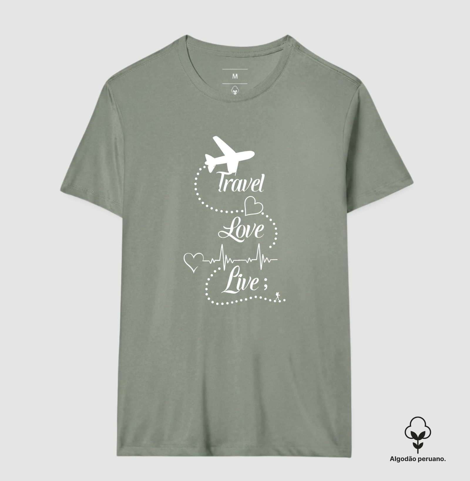 Camiseta Travel Love Live – Estampa de Viagem | Excursionista - Imagem 5