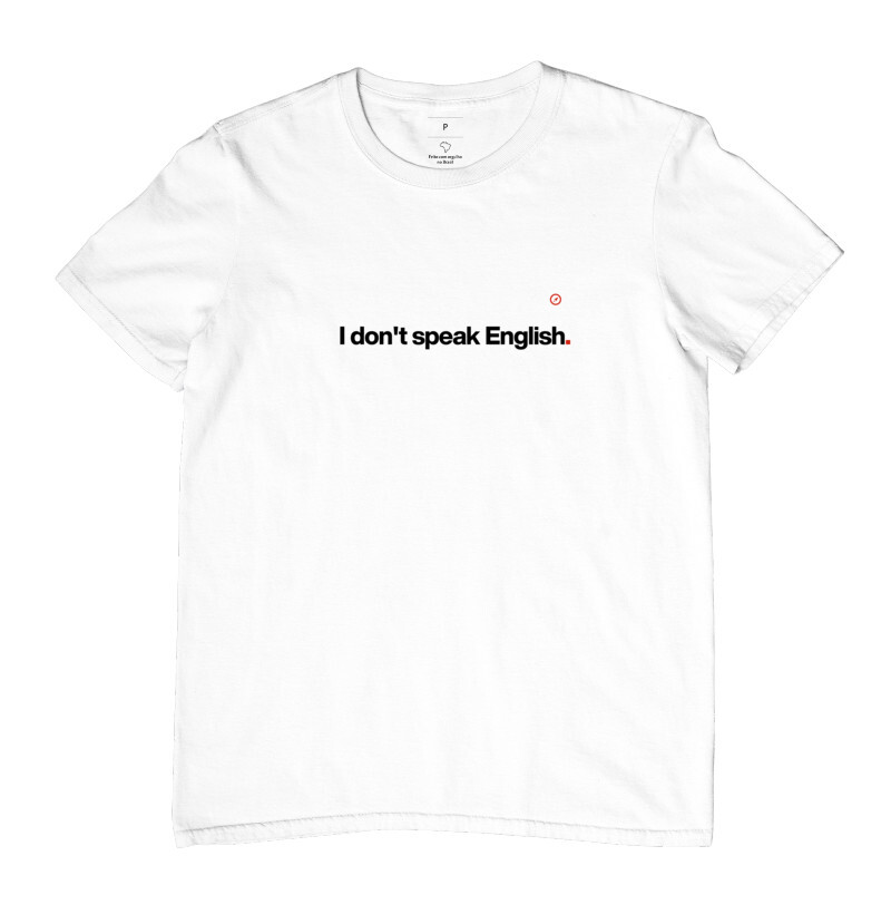 I don't speak English