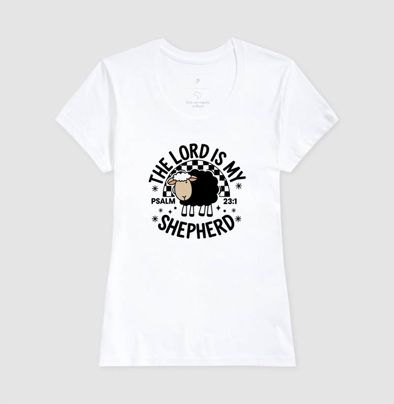 Camiseta - O Bom Pastor - Algodão Premium - Imagem 2