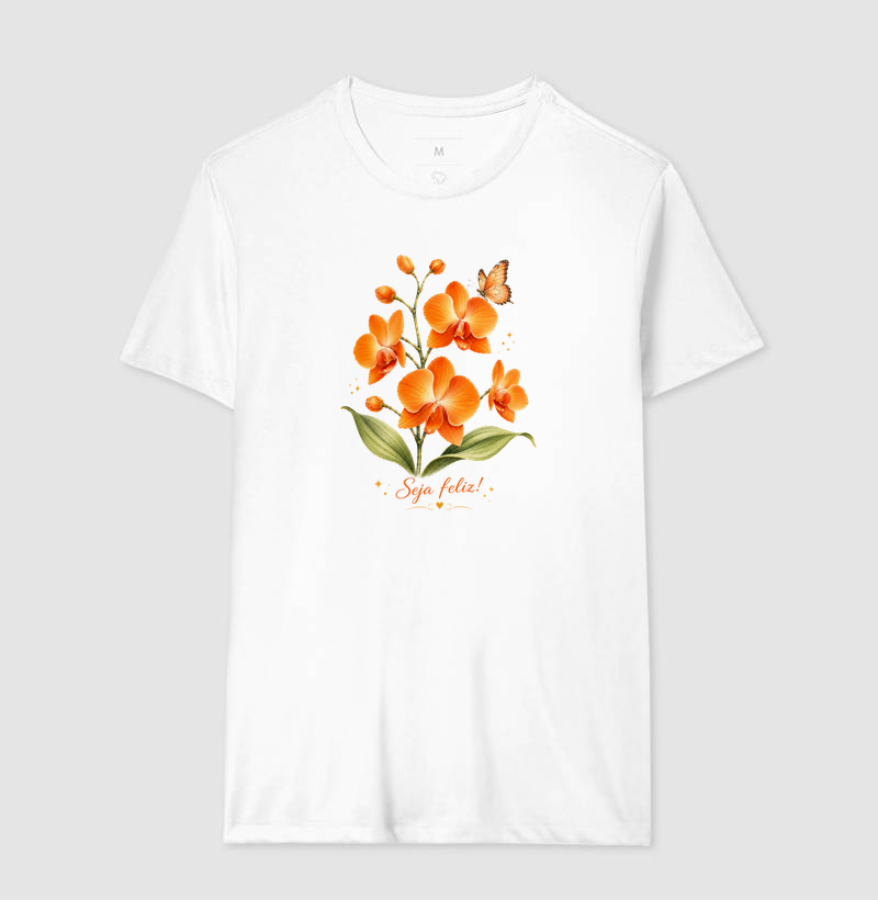 Camiseta Seja Feliz - Imagem 4