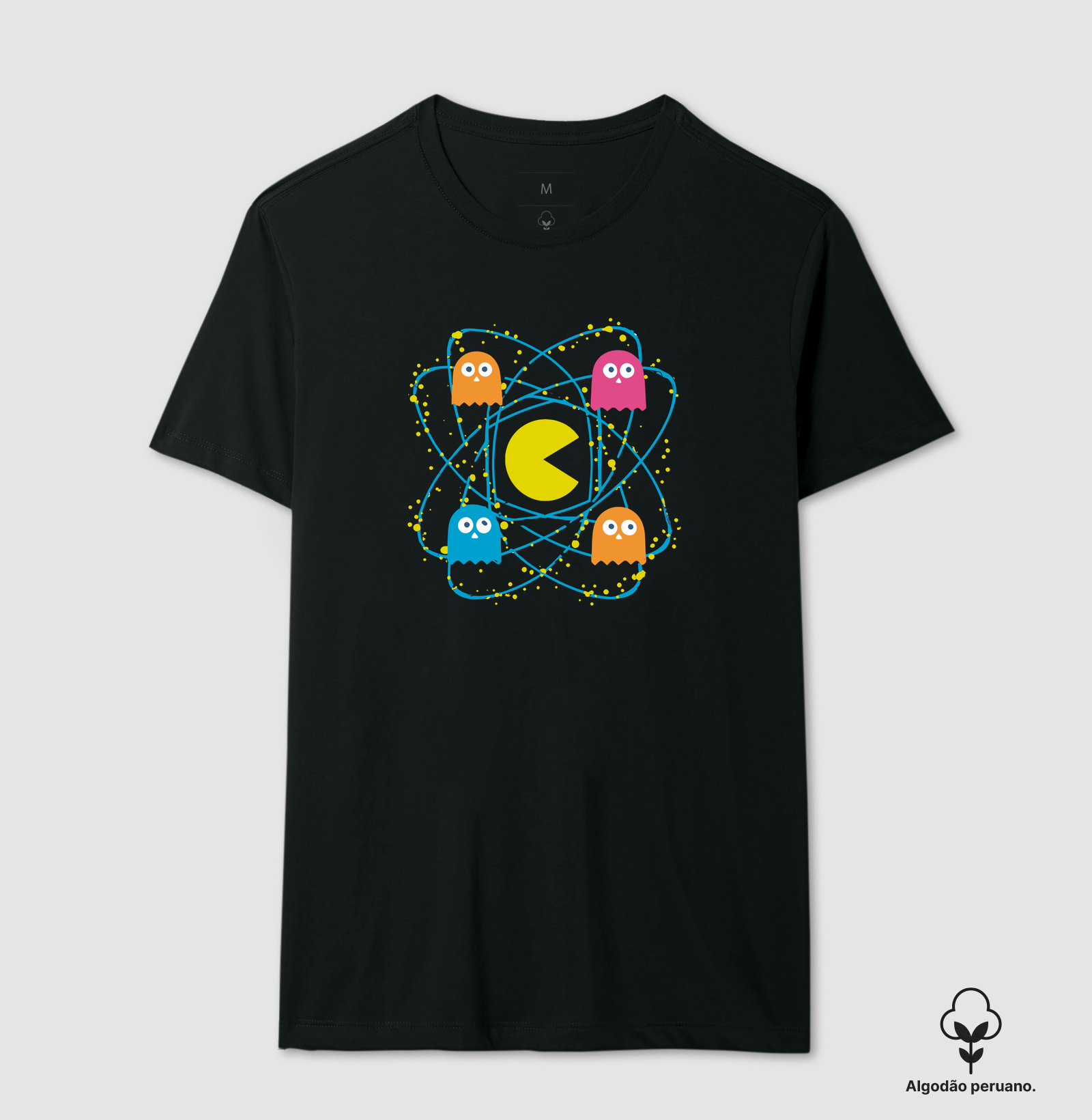Camiseta Algodão Peruano Pac-Atom - Imagem 2