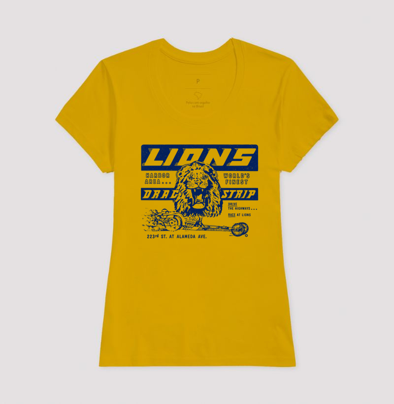 Camiseta Cliff Booth – Lions Drag Strip - Imagem 3