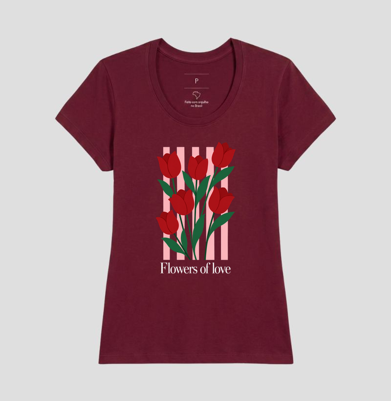 Camiseta Flowers of love - Imagem 19