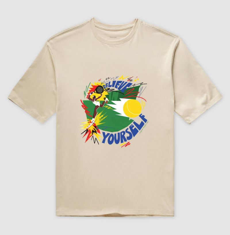 Camiseta Padel Believe In Yourself Retrô - Imagem 3