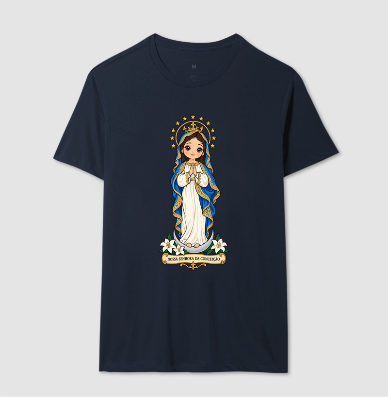 Nossa Senhora da Conceição estilo chibi - Imagem 6
