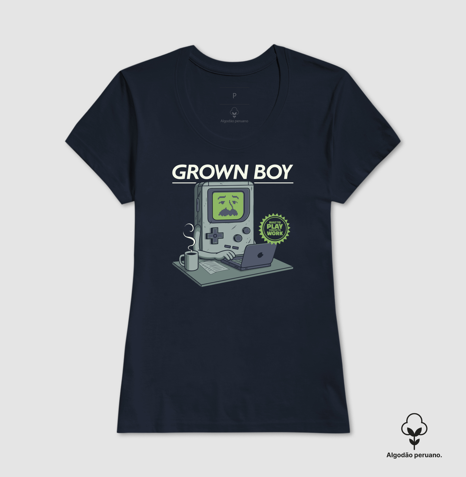 Camiseta Algodão Peruano Grown Boy - Imagem 5