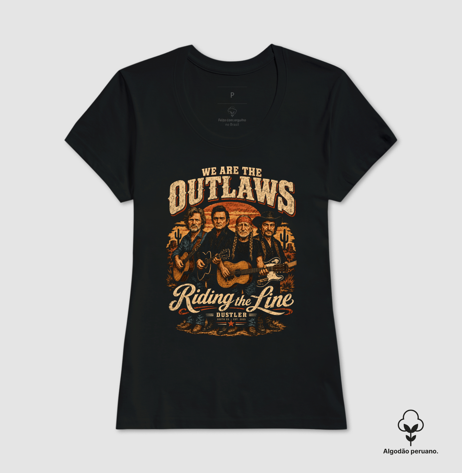 Country Feminina We Are The Outlaws Riding The Line - Imagem 3