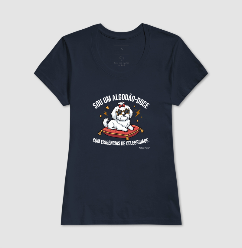 CAMISETA MALTÊS ALGODÃO-DOCE - Imagem 7