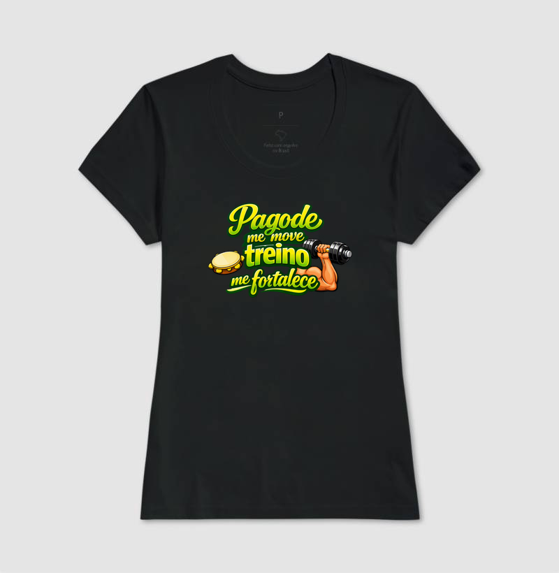 camiseta pagode me move, treino me fortalece - Imagem 3