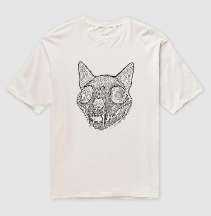 Cat Skull — Versão Branca - Imagem 4