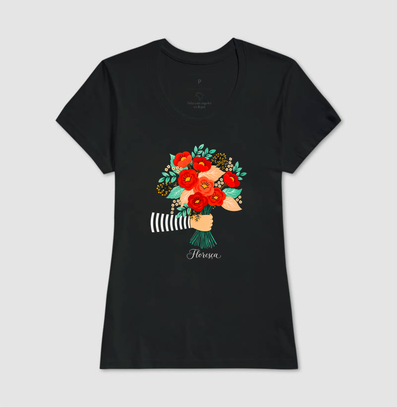 Camiseta Buquê de flores - Imagem 3