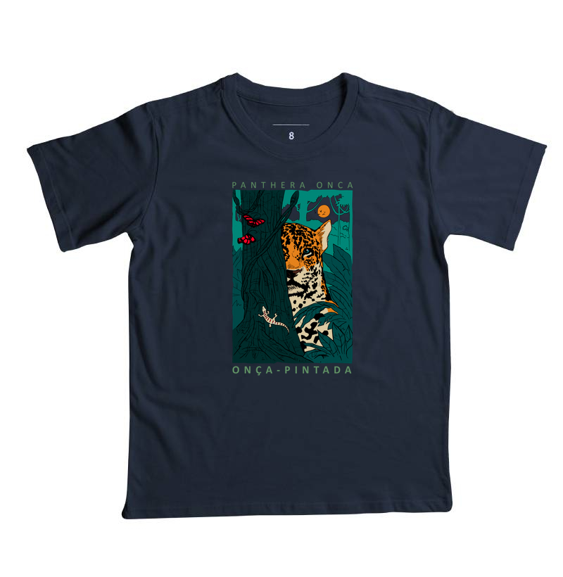 Camiseta Infantil Onça-pintada - Imagem 5