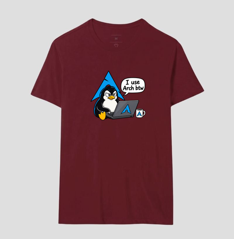 I Use Arch BTW — Pinguim Arch Edition - Imagem 14