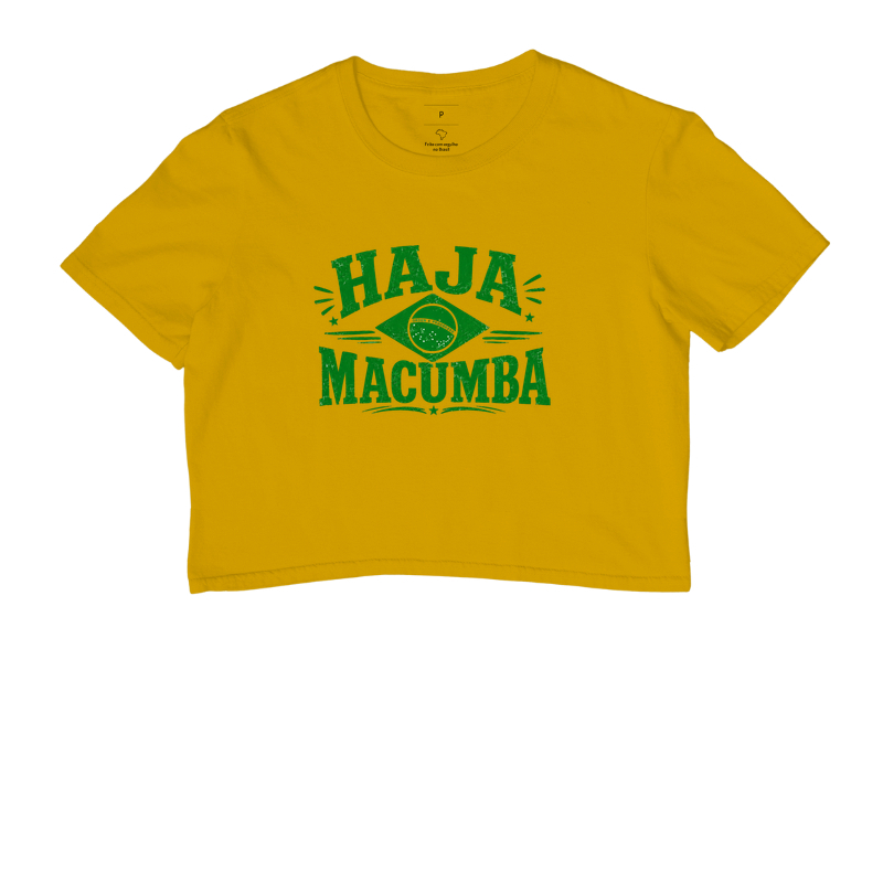 Cropped Haja Macumba Algodão Premium