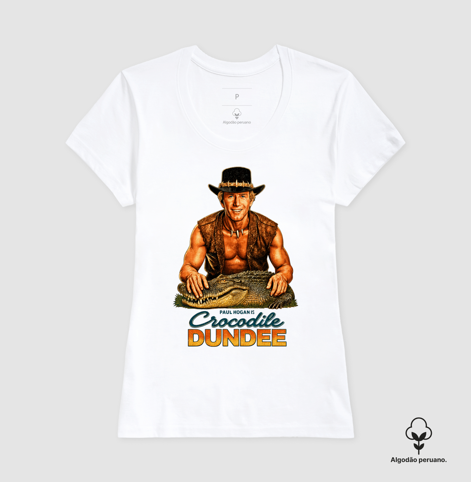 Camiseta Crocodilo Dundee Paul Hogan - Imagem 6