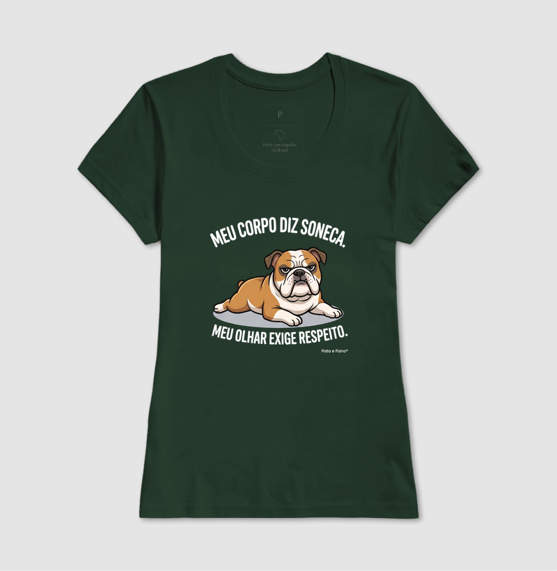 CAMISETA BULLDOGUE INGLÊS OLHAR - Imagem 13
