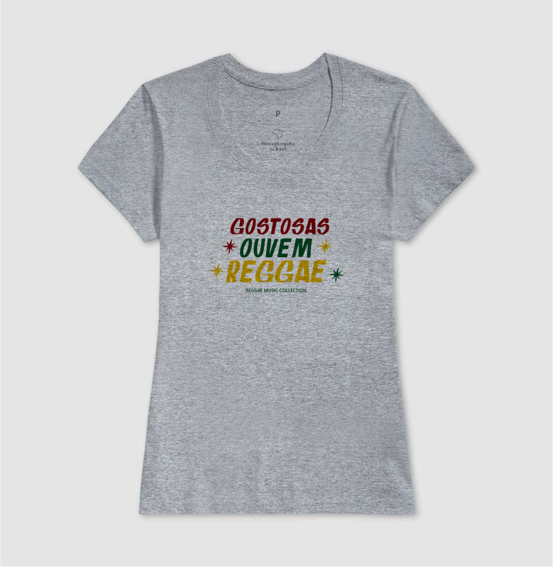Camiseta Gostosas Ouvem Reggae! Coleção Reggae.  Masculino e feminino. Algodão Premium. - Imagem 10