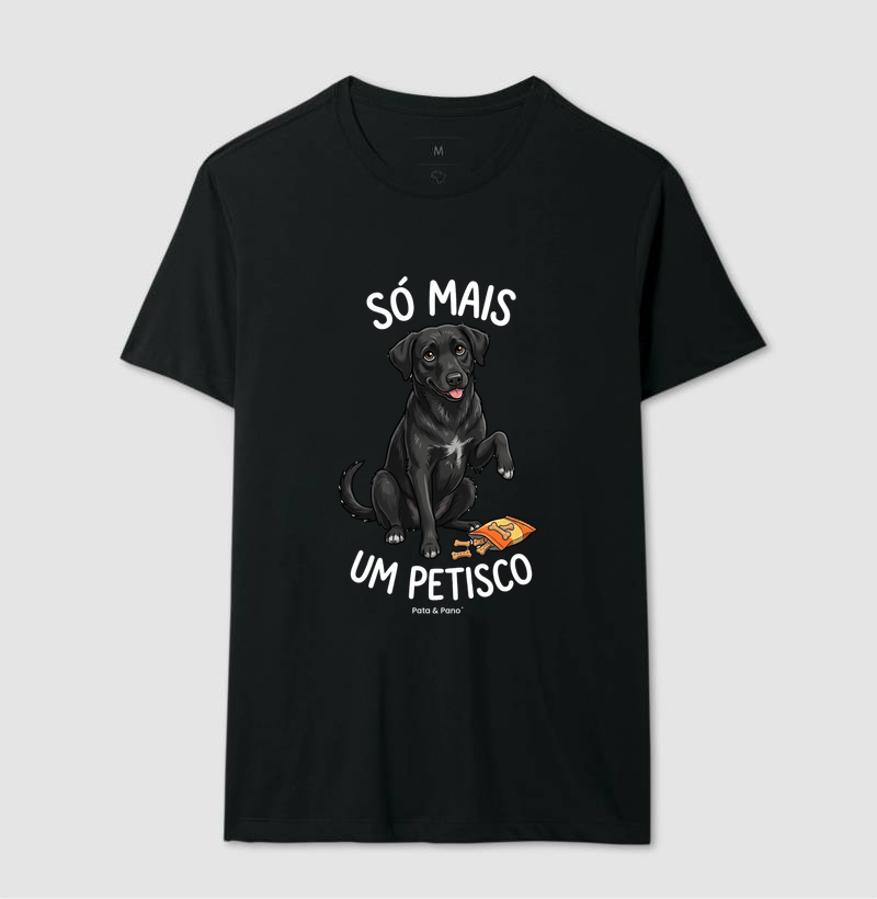 CAMISETA VIRA-LATA PRETO PETISCO - Imagem 2