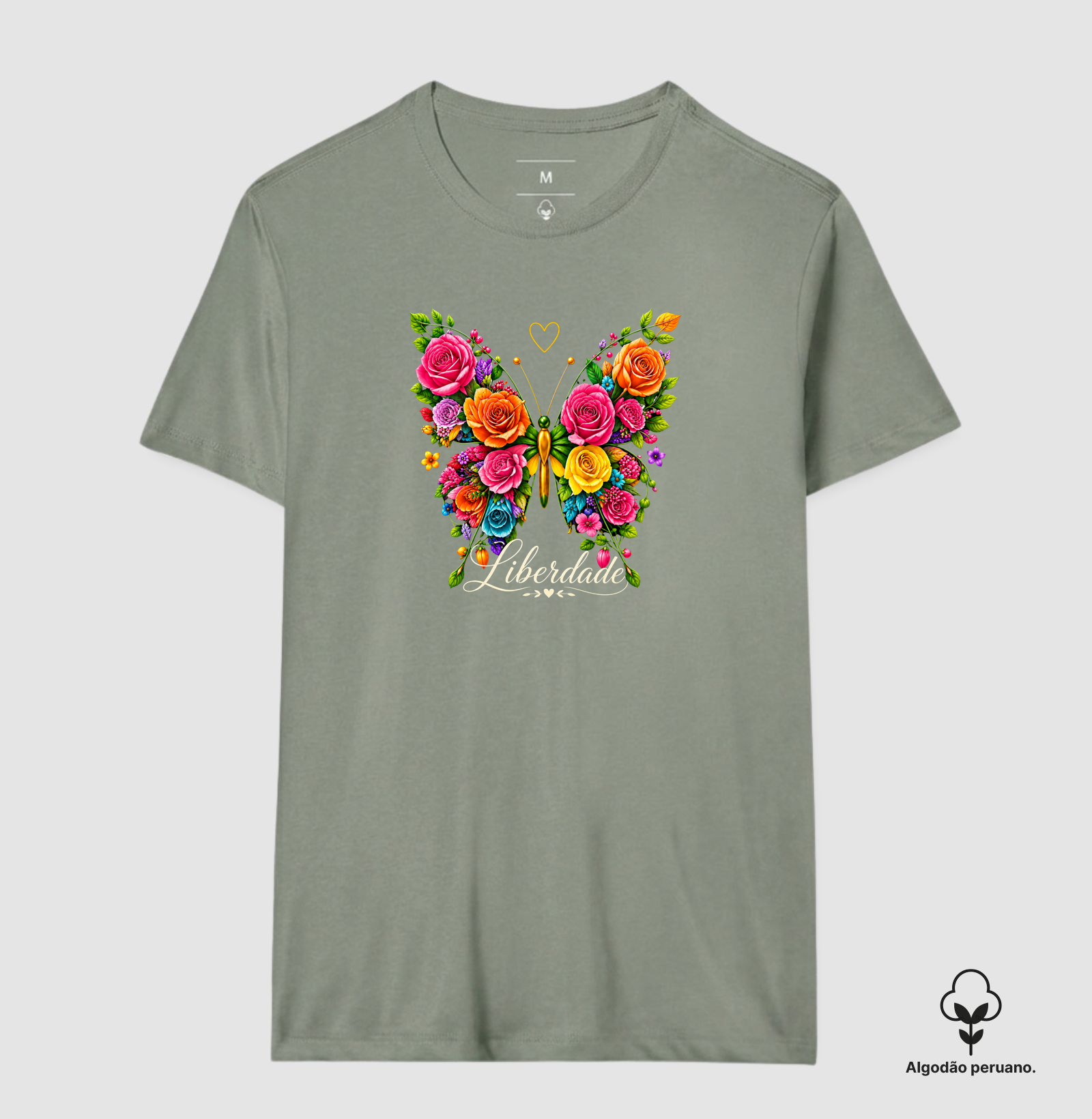 Camiseta Borboleta Liberdade - Imagem 6