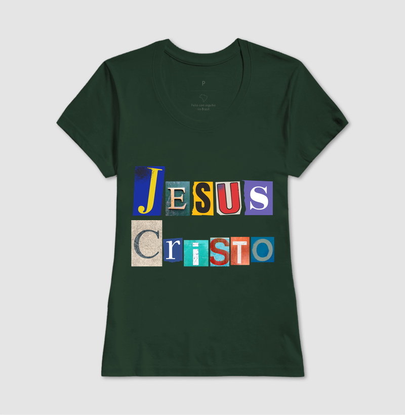 Camiseta Cristã Jesus Cristo Colagem - Imagem 13