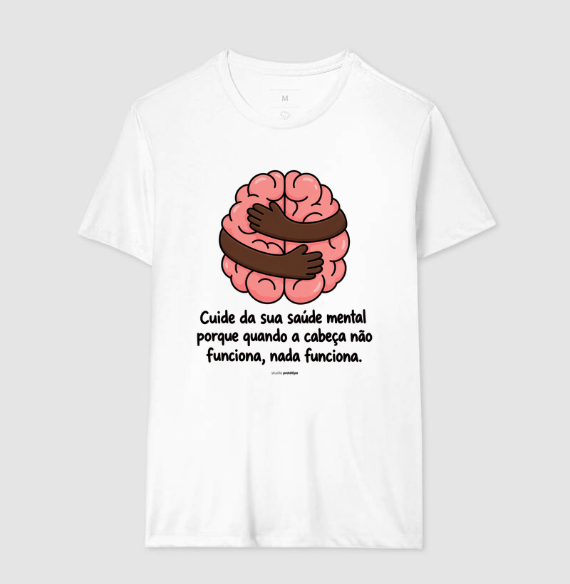 Camiseta Cuide da Sua Saúde Mental - Imagem 4
