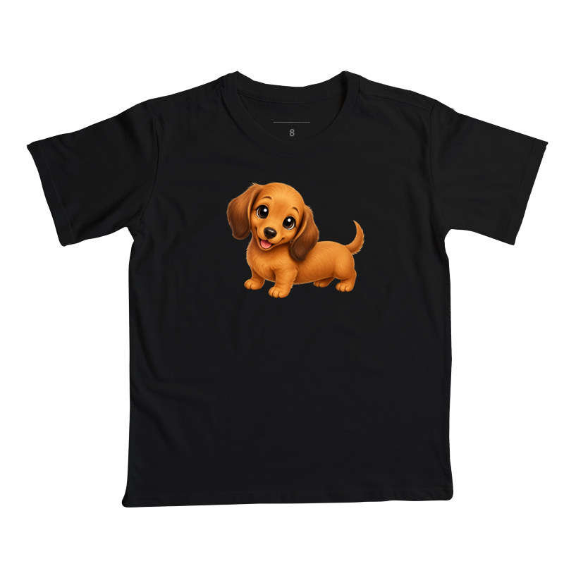 Dachshund Marrom - Desenho Animado - Imagem 3