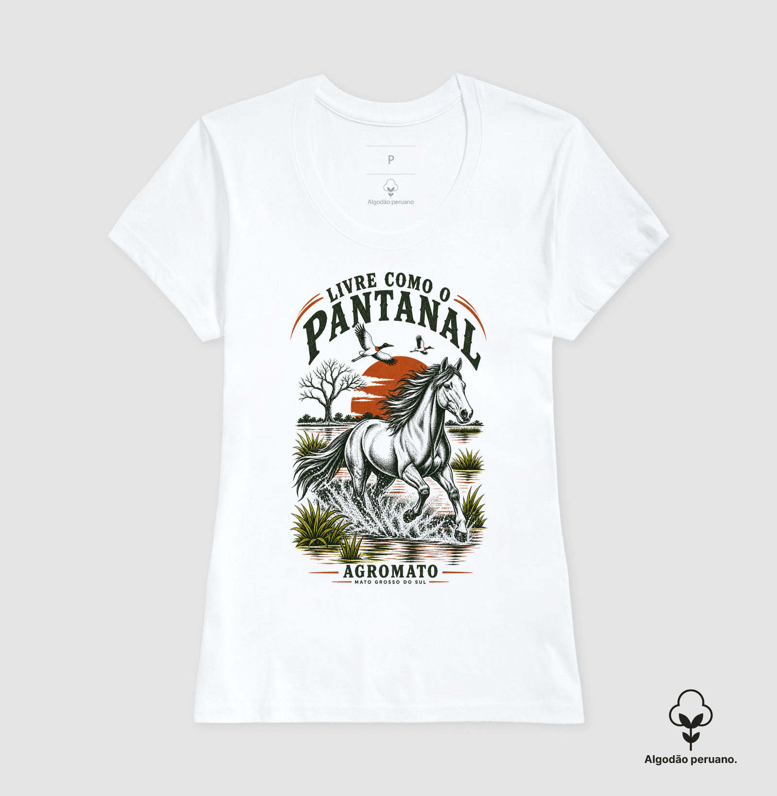 Camiseta Livre como o Pantanal - Imagem 3