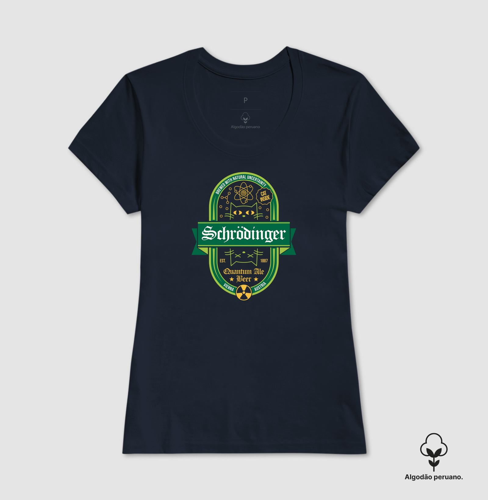 Camiseta Algodão Peruano Schrodinger Quantum Ale Beer - Imagem 5