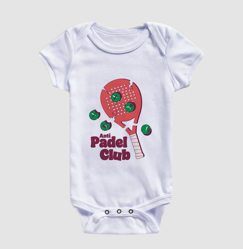 Camiseta Anti Padel Club Raquete Quebrada - Imagem 3
