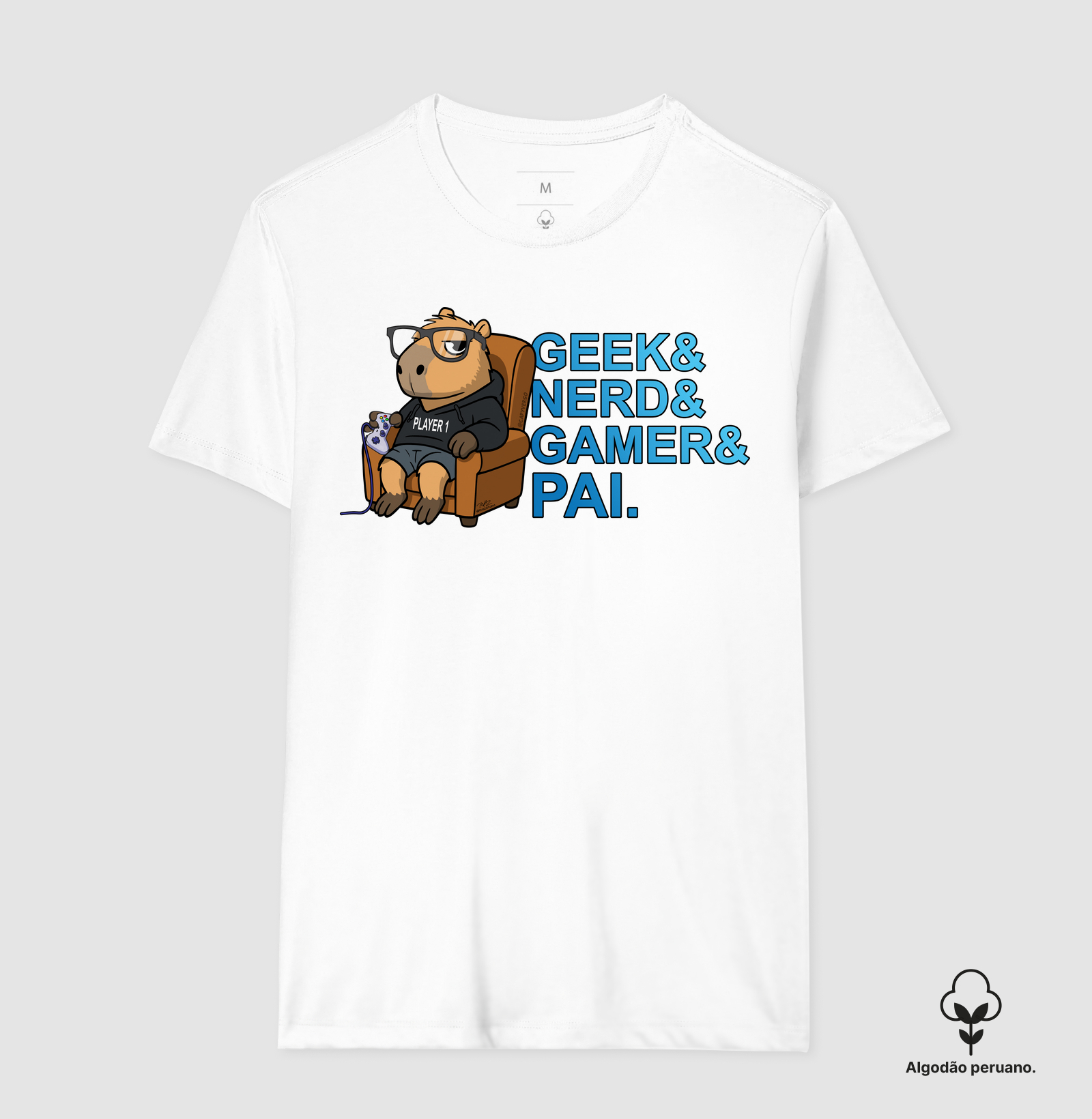 Camiseta Capivara Pai Gamer - Imagem 5