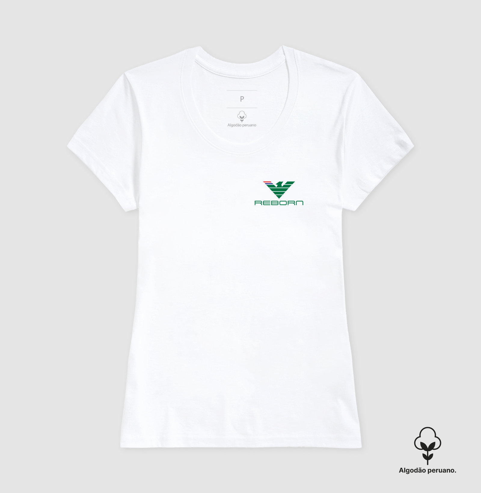 Vestir essa estampa é vestir a própria transformação. É dizer ao mundo: o passado ficou para trás, agora é tempo de florescer. 💎 Verde de renascimento. Força que não tem fim. REBORN — renascer, simplesmente, e brilhar. - Imagem 5
