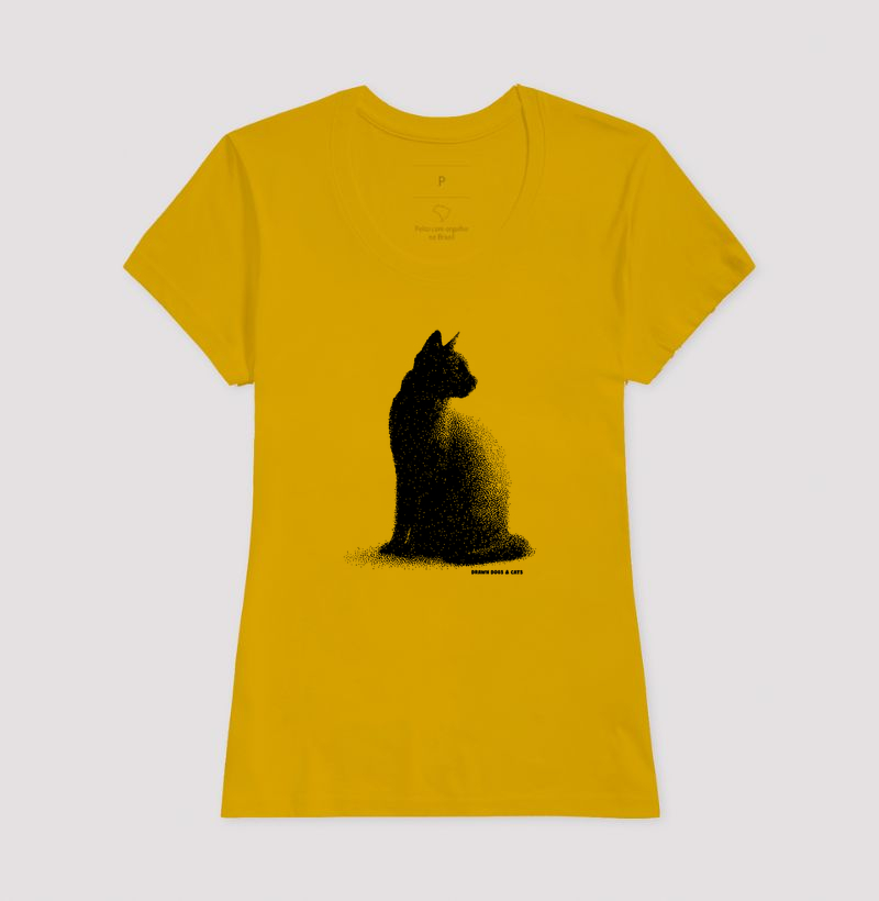 Gato pontilhismo olhando para trás - Imagem 8