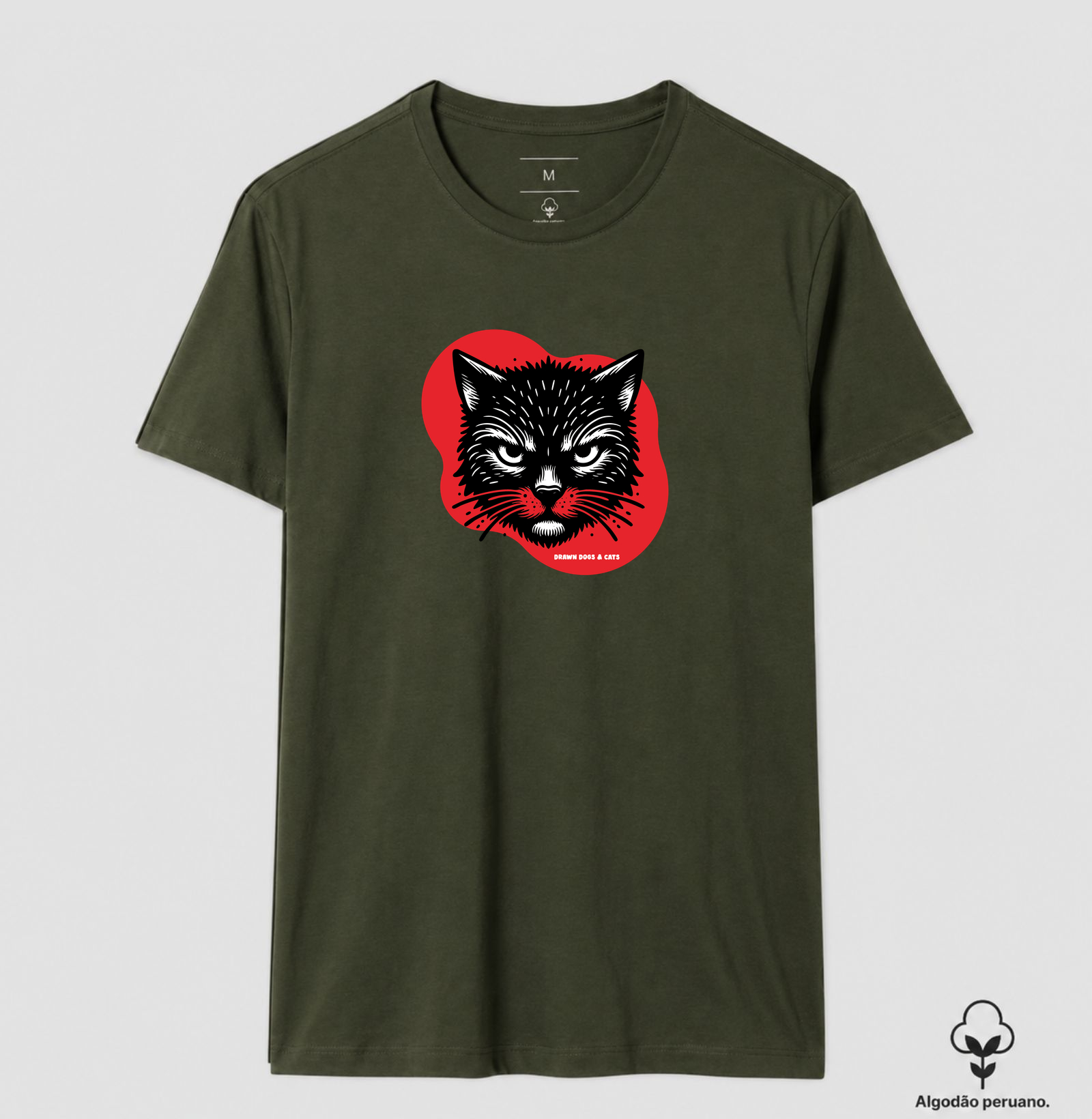 Gato preto e fundo vermelho - Imagem 4