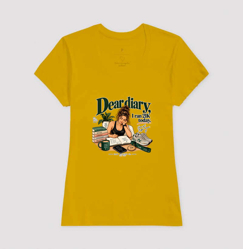 Camiseta Corrida - Dear Diary, I Ran 21k Today - Imagem 15