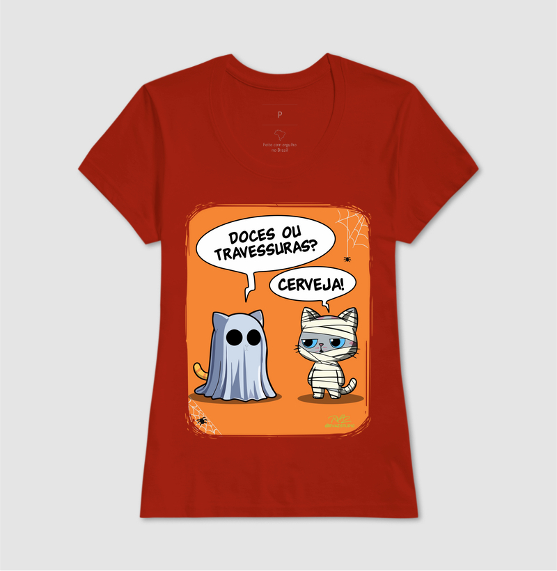 Camiseta Gato Sincero Halloween - Imagem 11