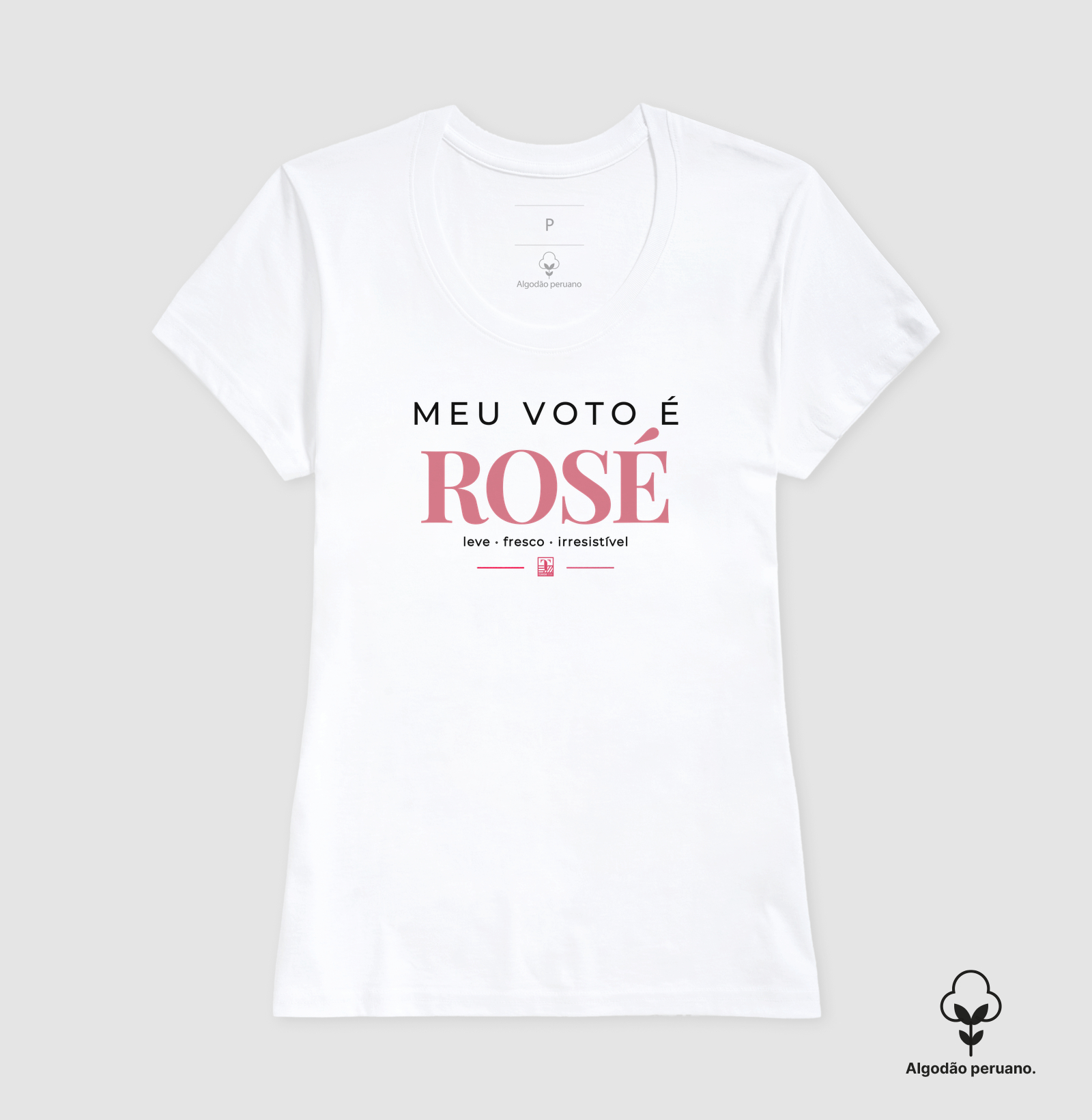 Meu Voto é Rosé – Camiseta para Amantes de Vinho Rosé - Imagem 7