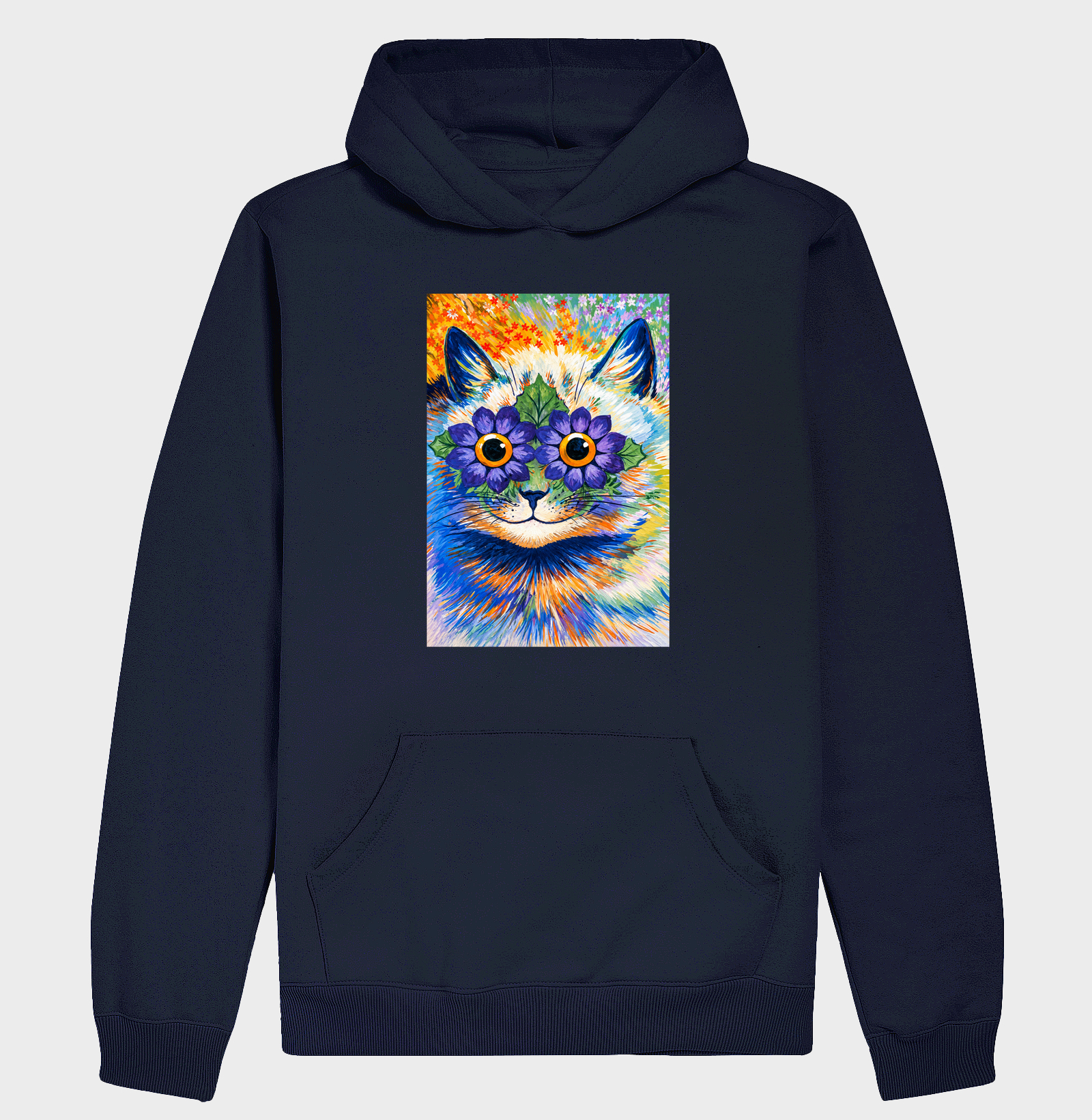 Psychedelic Flower Cat -  Louis Wain - Imagem 4