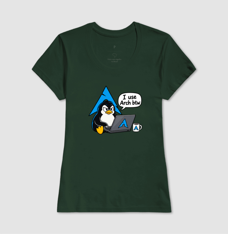 I Use Arch BTW — Pinguim Arch Edition - Imagem 11