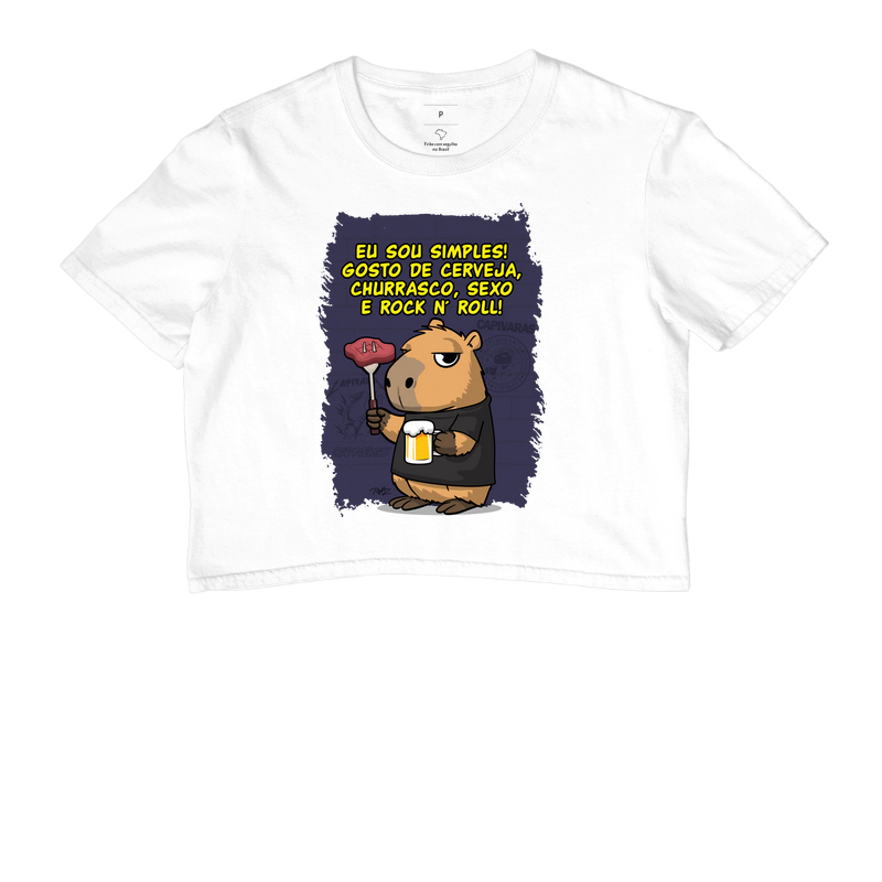 Capivara Rock Simples - Imagem 3