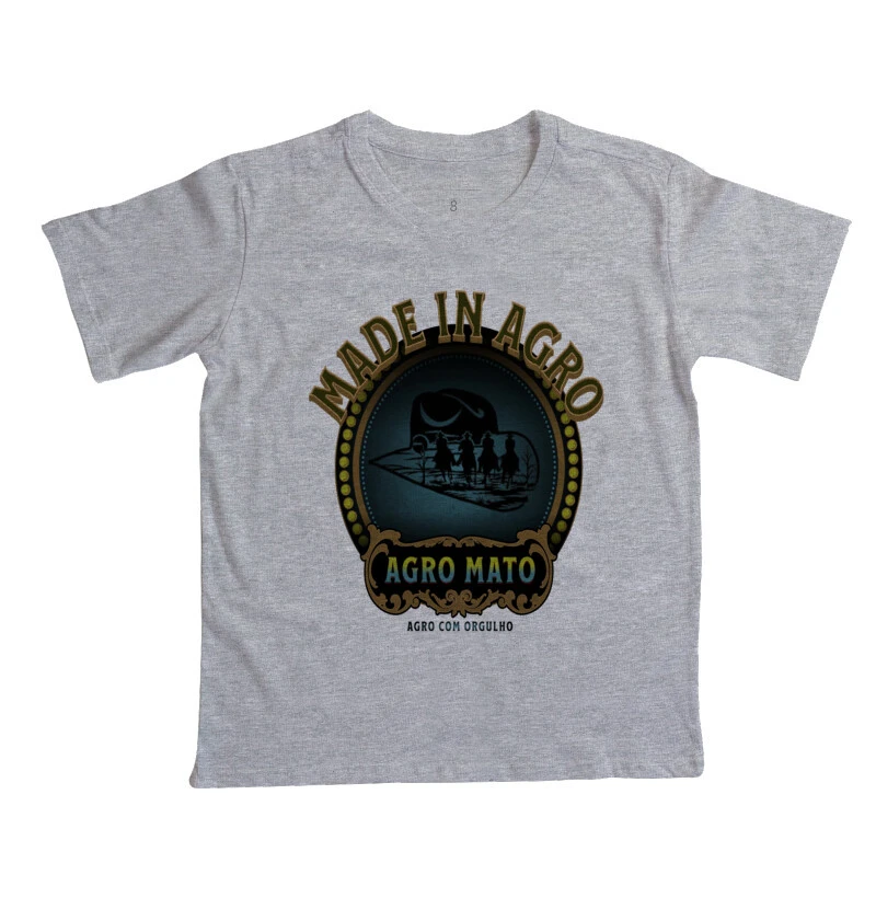 Camiseta Infantil Made In Agro - Imagem 3