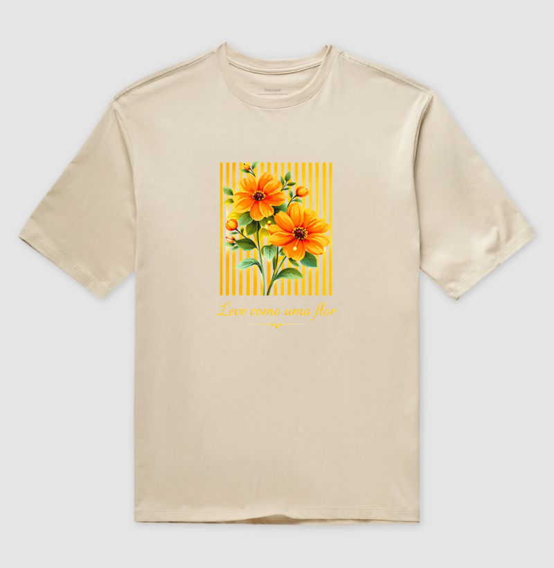 Camiseta Leve como uma flor  - Imagem 3