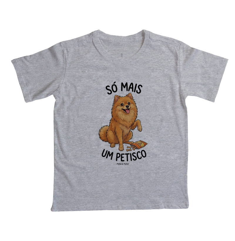 CAMISETA INFANTIL SPITZ ALEMÃO PETISCO - Imagem 2