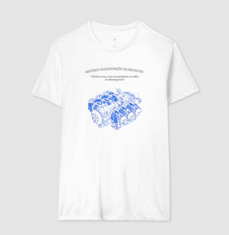 Camiseta Mecânico de Manutenção de Aeronaves - Imagem 4