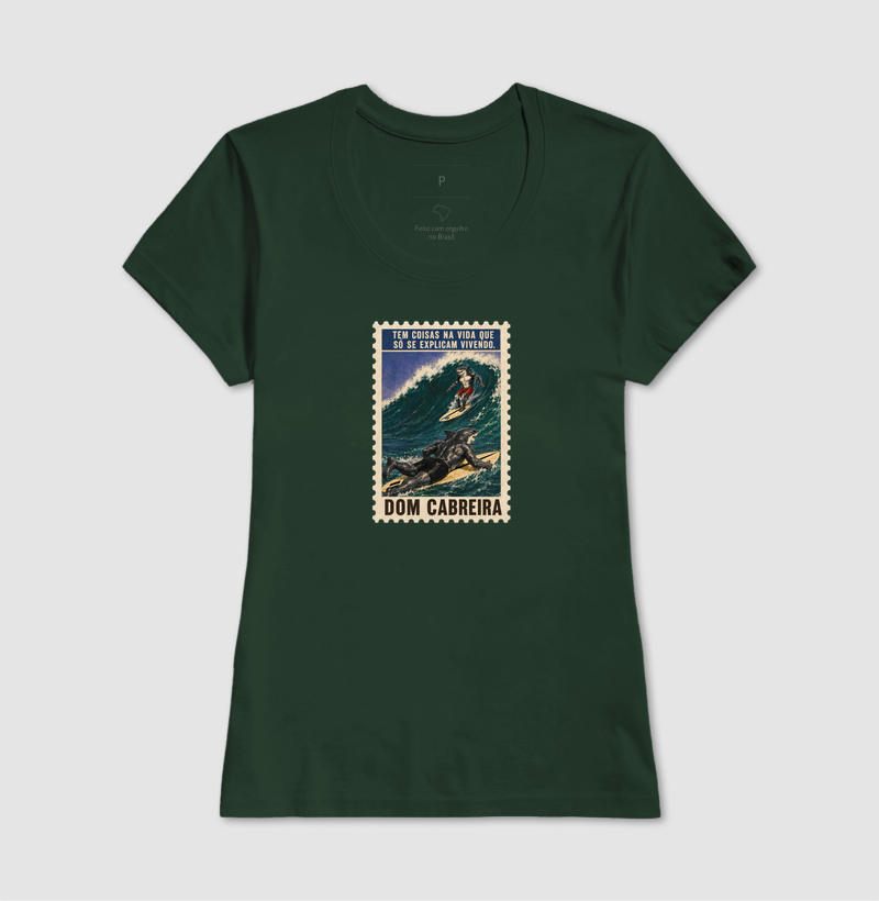 Camiseta Selo Vivendo a Vida do Surfe (feminina) - Imagem 9