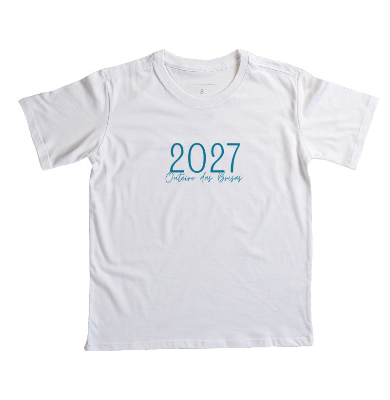 Camiseta Infantil Outeiro das Brisas 2027 – Réveillon na Bahia - Imagem 2