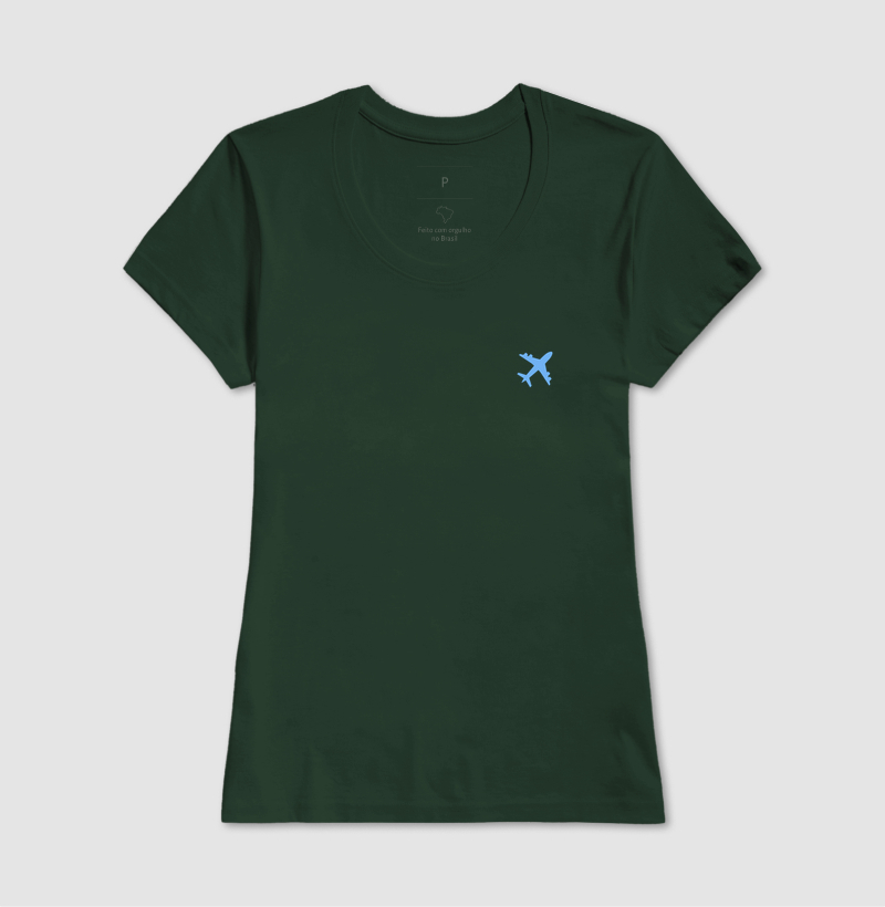 Viajante Minimalista - avião azul claro - Imagem 13