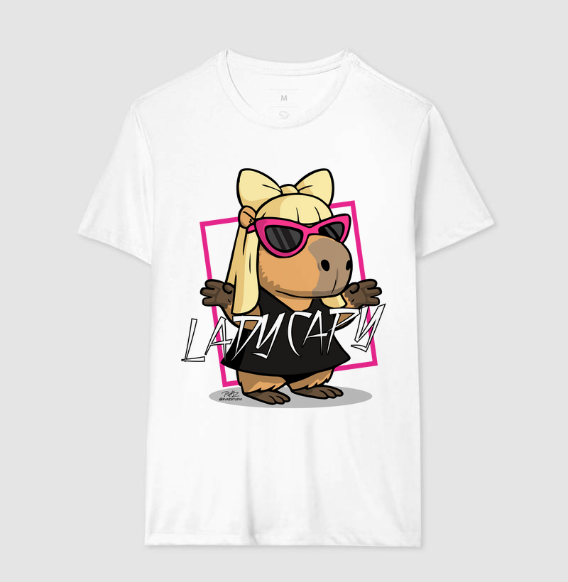Camiseta Capivara Lady Capy - Imagem 4