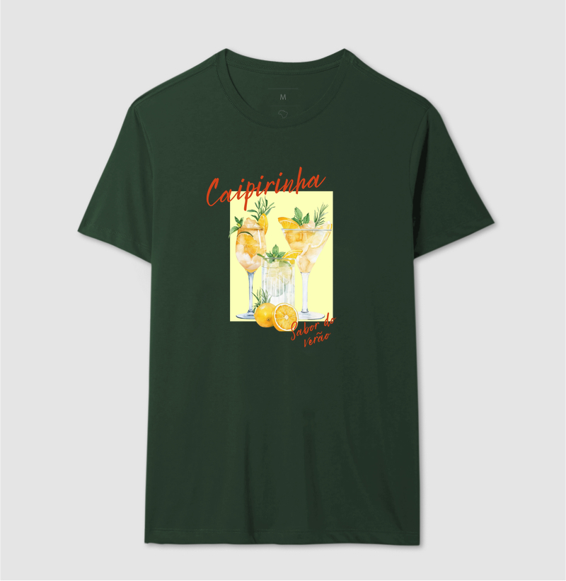Camiseta Algodão Premium Caipirinha – Sabor do Verão - Imagem 10